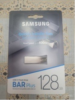 Samsung BAR Plus 128GB USB 3.1 Flash Drive — Fast 400MB/s (New in box)