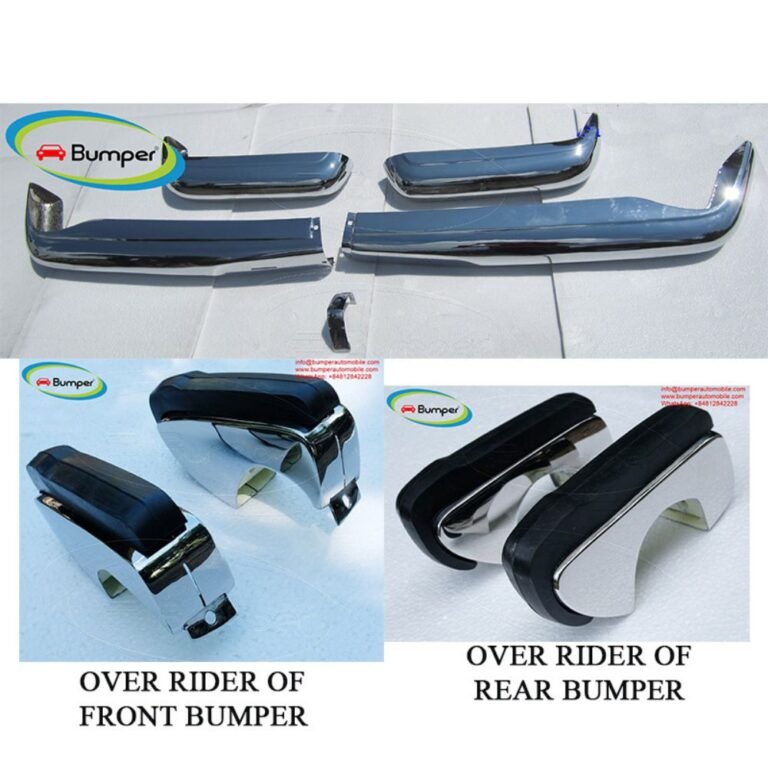 Mercedes Pagode W113 (1963 -1971) bumpers with overriders photo 1