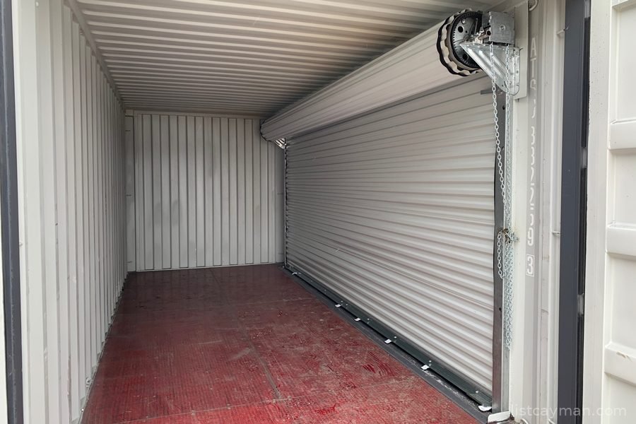 20-foot storage container with large rolling door photo 3