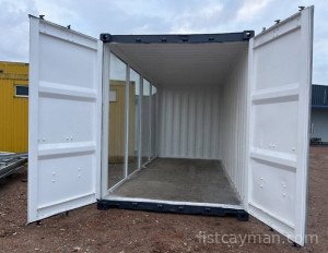20' high cube shipping container with display window photo 4