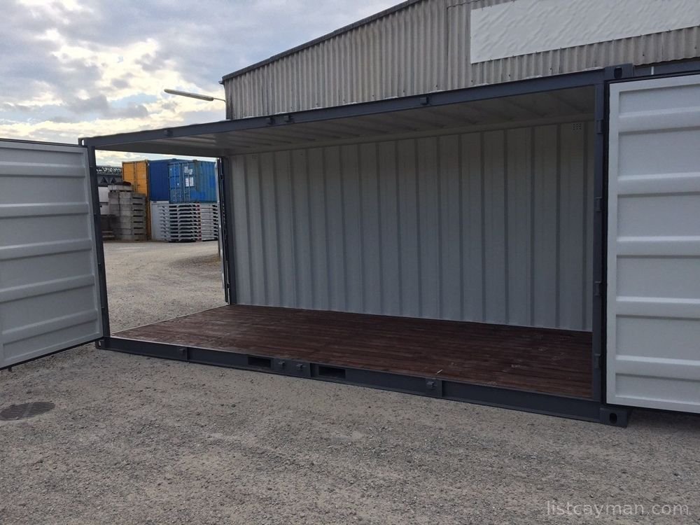 20-foot open-sided storage container with double opening photo 4