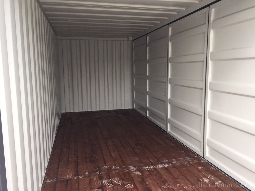 20-foot open-sided storage container with double opening photo 3