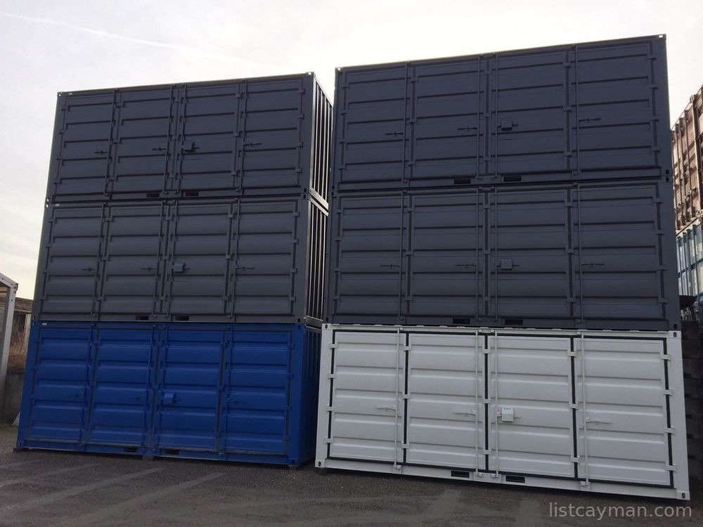 20-foot open-sided storage container with double opening photo 2