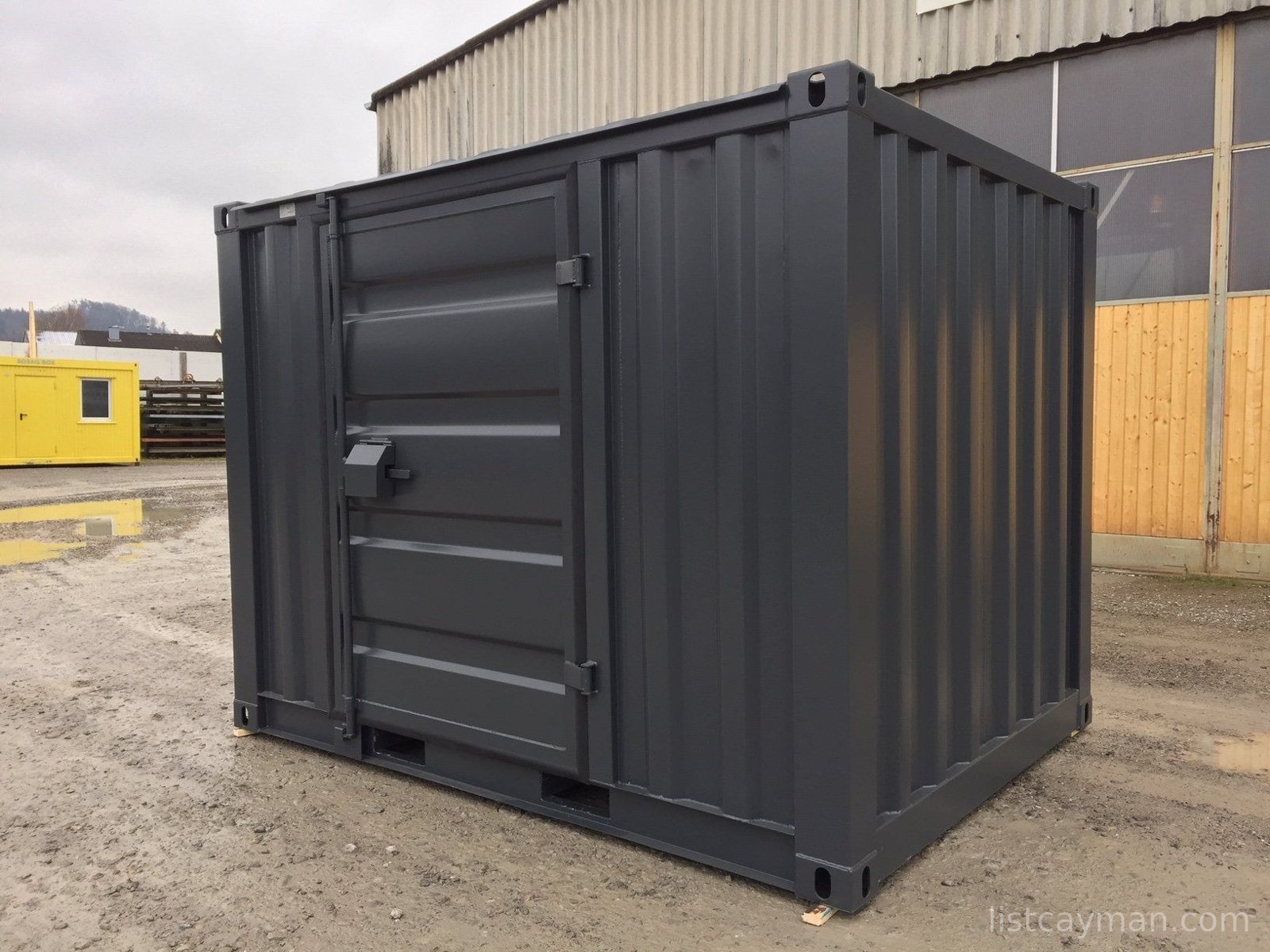 9-foot storage container with side door photo 3