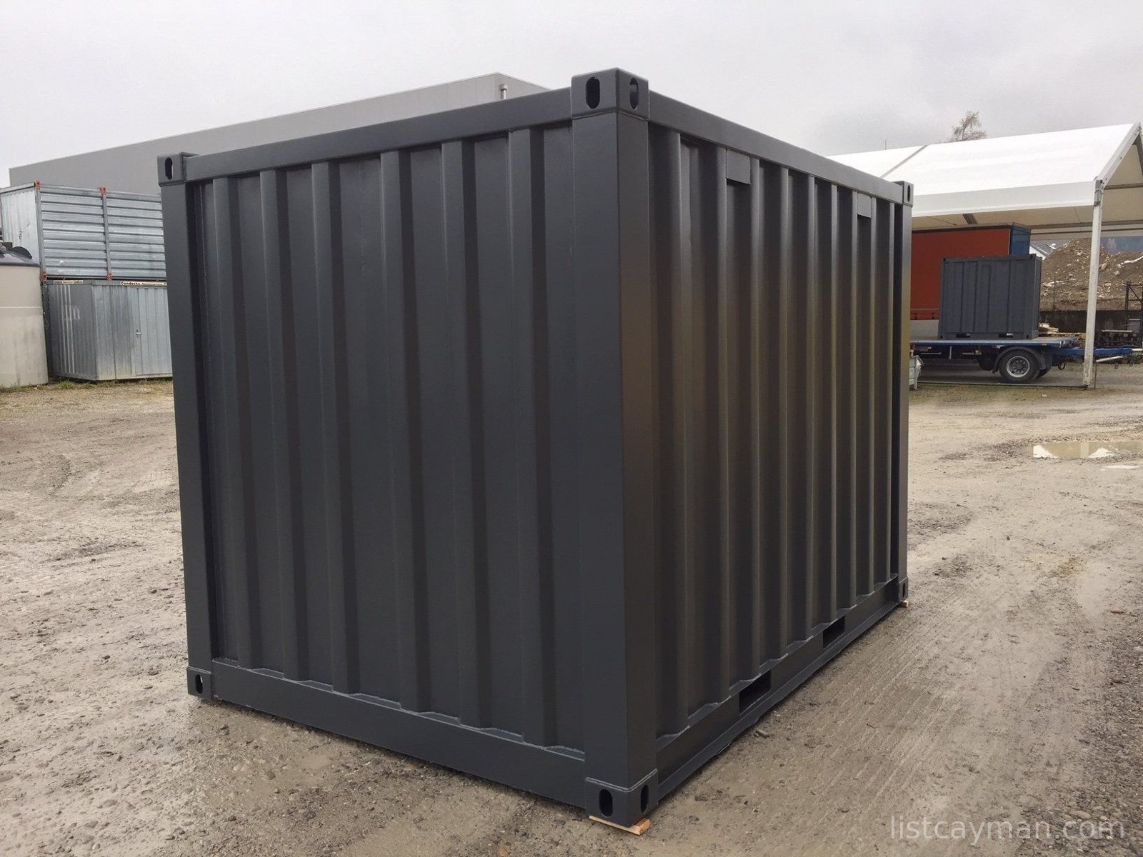 9-foot storage container with side door photo 6