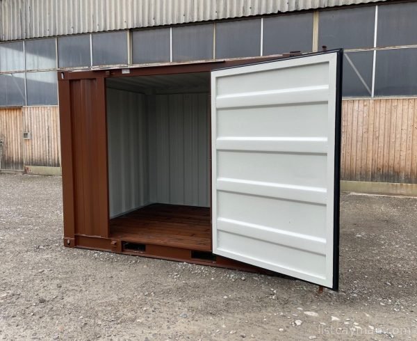 9-foot storage container with side door photo 4